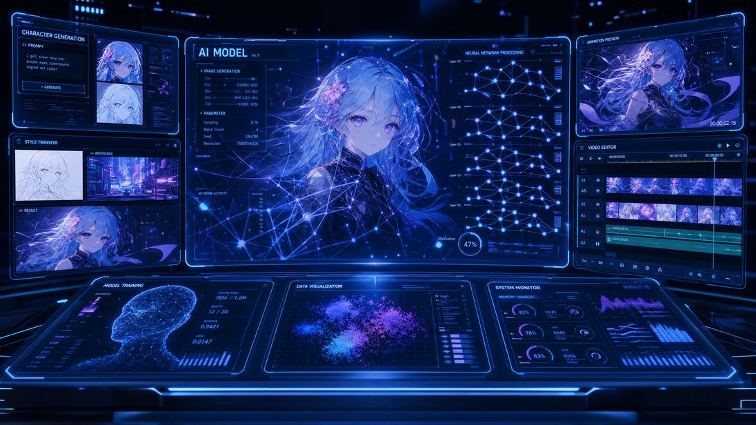 陈美娇 AI动漫技术